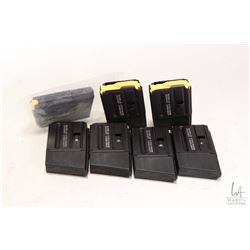 Seven 10 round LAR 15 pistol magazines. 222/5.5 Nato caliber.