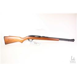 Non-Restricted rifle Marlin model 60, .22 LR semi automatic, w/ bbl length 19" [Blued barrel and rec