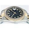 Image 3 : Rolex Mens 2 Tone 14K Black String VS Diamond Datejust Wristwatch