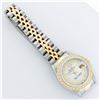 Image 7 : Rolex Ladies 2 Tone 18K Gold Diamond Bezel MOP String Datejust Wristwatch