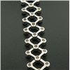 Image 6 : 14kt White Gold 0.90 ctw Diamond Open Trellis Bracelet