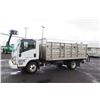 Image 2 : 2007 Isuzu 14' Stakebed Truck w/ Lift Gate, 92967 Miles, Lic. 122HED (Runs, Drives, See Video)