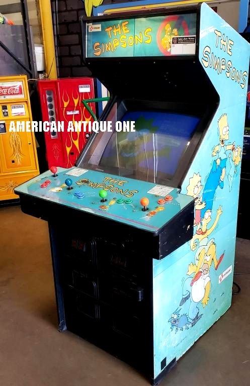THE SIMPSONS CLASSIC KONAMI ARCADE GAME - AMERICAN ANTIQUE ONE