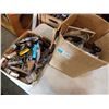 Image 1 : TRAY OF CASTERS, STAPLER, CIRCULAR SAW