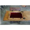 Image 2 : TREADLE BASE SEWING MACHINE TABLE