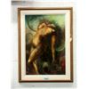 Image 1 : Large Original Oil on Canvas Board Nude