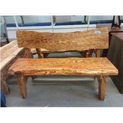 Hand Crafted Solid Wood Bench