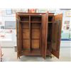 Image 2 : Large 1930s Burled Walnut Wardrobe