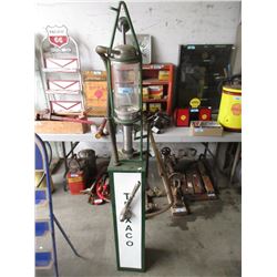 Vintage Rebuilt Texaco Small Garage Pump