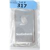 Image 1 : 10 Oz Scotia Bank .999 Silver Investor Bar