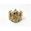 Image 1 : 10 KT Gold Multi-Diamond Replica Waffen SS Ring