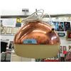 Image 1 : Mid Century Copper Swag Lamp