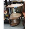 Image 1 : Solid Wood Corner Shelf - 20" x 28" x 36" tall