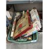Image 1 : Large Tote of Assorted Vintage Board Games & More