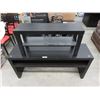 Image 1 : Black Console Table & Shoe Rack