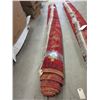 Image 1 : Red & Gold Area Carpet - 6.5 x 8.5 Feet