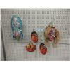 Image 1 : 5 Carved Wood Wall Masks