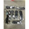 Image 1 : 8 New Premium Soft Leather Floggers