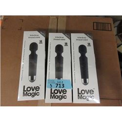 3 New Love Magic Vibrator/Massagers - Black