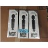 Image 1 : 3 New Love Magic Vibrator/Massagers - Black