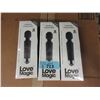 Image 1 : 3 New Love Magic Vibrator/Massagers - Black