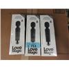 Image 1 : 3 New Love Magic Vibrator/Massagers - Black