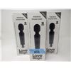 Image 1 : 3 New Love Magic Vibrator/Massagers - Black