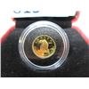 Image 2 : 1/25 Oz .9999 Fine Gold 2007 Wolf Coin