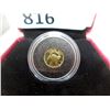 Image 2 : 0.5 Gram .9999 Gold 2017 Inuit Arctic Fox 25¢ Coin