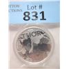Image 1 : 1 Oz. Tuvalu .9999 Fine Silver 2018 Dollar Coin
