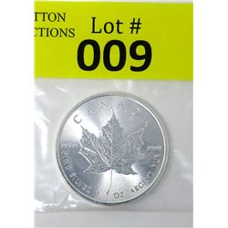 1 Oz .9999 Fine Silver 2016 Canada Maple Leaf Coin