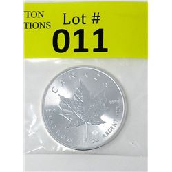 1 Oz .9999 Fine Silver 2019 Canada Maple Leaf Coin