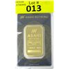 Image 1 : 1 Oz . Asahi Mint .9999 Gold Bar