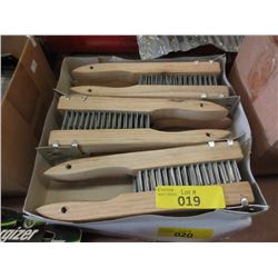 Case of 12 New Wire Brushes