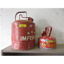 Imperial & Shell Gas Cans