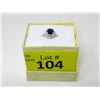 Image 2 : Certified 1.25 CT Amethyst & Diamond Ring