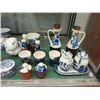 Image 4 : Shelf Lot of Assorted Willow Pattern Dishes
