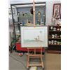 Image 1 : Large Framed Watercolour with Easel