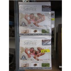 2 New King Size Mattress Protectors