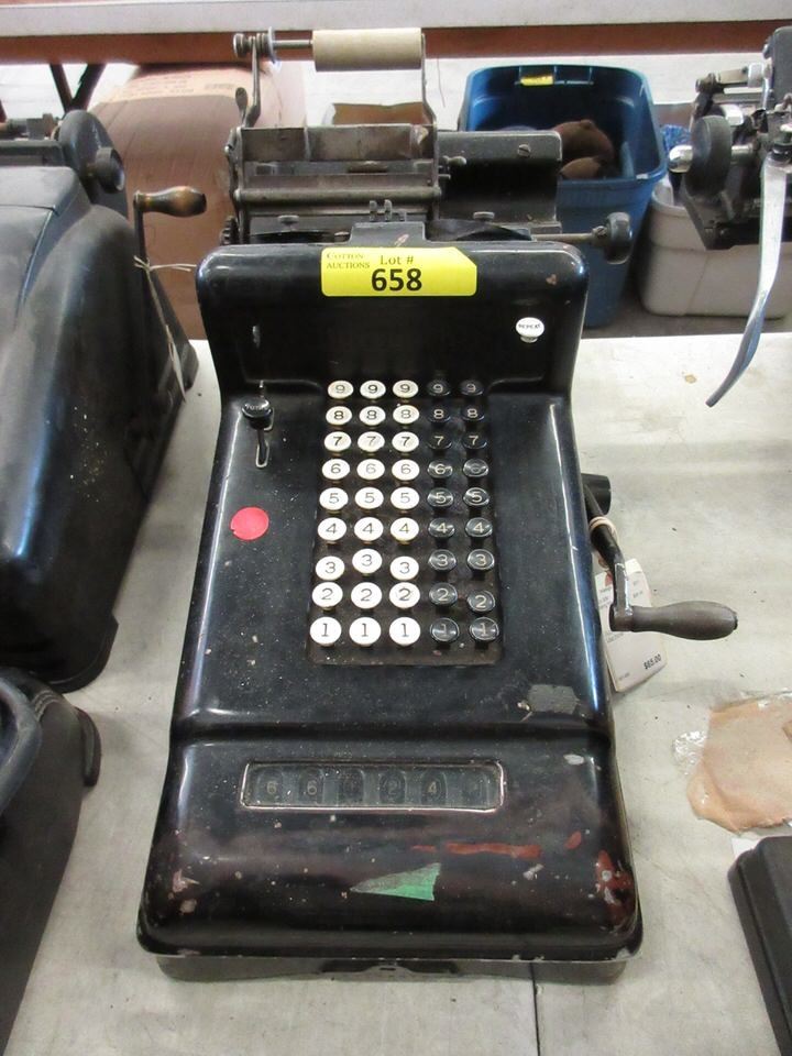 Vintage Manual Adding Machine
