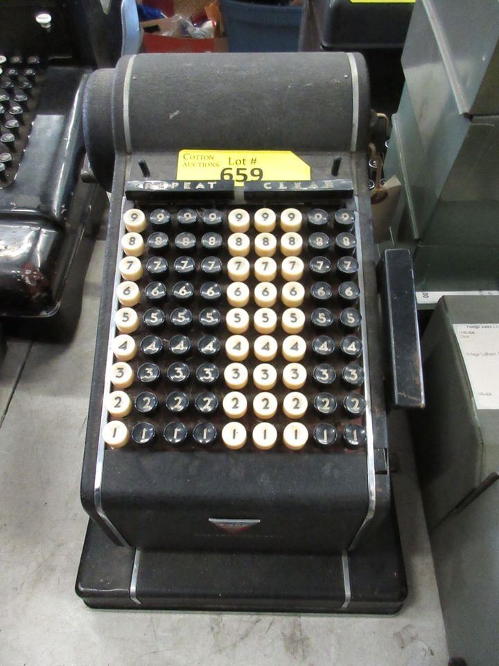 Vintage Manual Adding Machine