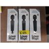 Image 1 : 3 New Love Magic Vibrator/Massagers - Black