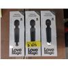 Image 1 : 3 New Love Magic Vibrator/Massagers - Black