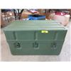 Image 1 : Large Green Metal Army Box