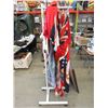Image 1 : 6 Foot Rack with Assorted Flags
