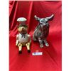 Image 1 : 2 Home Décor Metal/Tin Pigs
