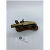 Image 2 : Vintage Flintlock Pistol Lighter on wooden Stand