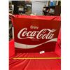 Image 1 : Enjoy Coca-Cola Original Vintage Advertising sign 24"x 19"