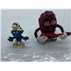 Image 2 : 1988 California Rasin Figure + 1970's Smurf Figure