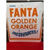 Image 2 : 1964 Drink Fanta Golden Orange it freshivates Mde in Canada 27.5 x 31.5
